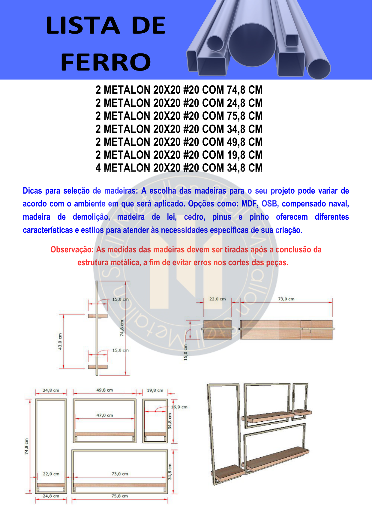 Carrito Auxiliar / Estante con Ruedas