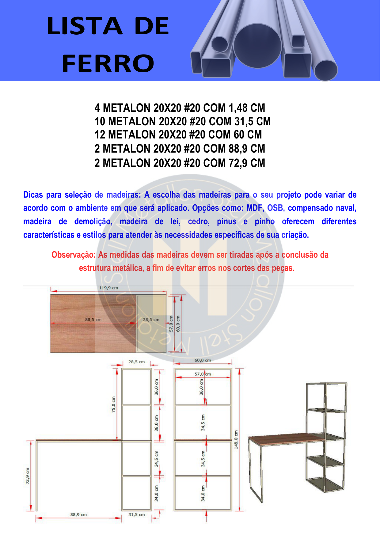 Exhibidor Industrial con Estantes de Madera