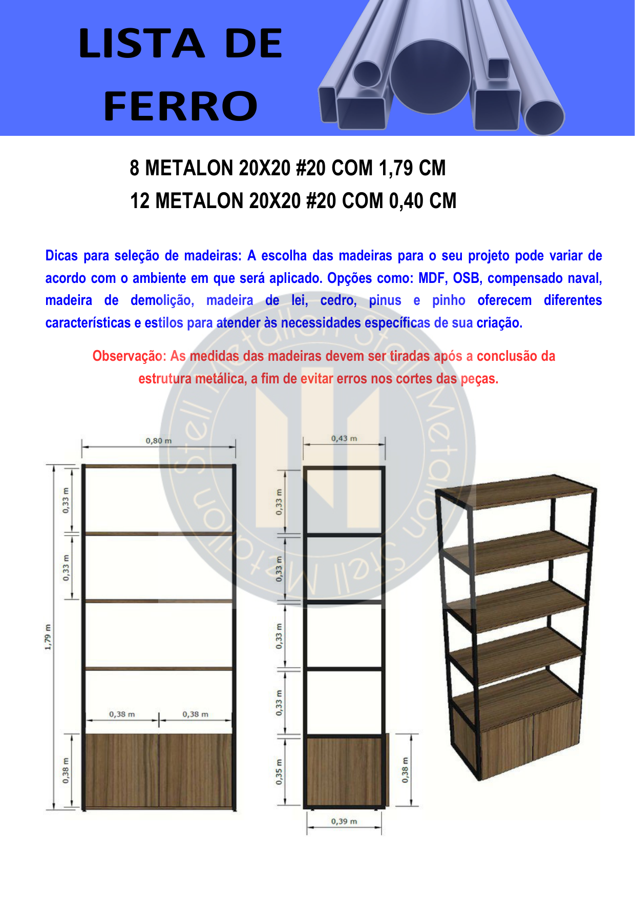 Estructura de Mesa Comedor Industrial