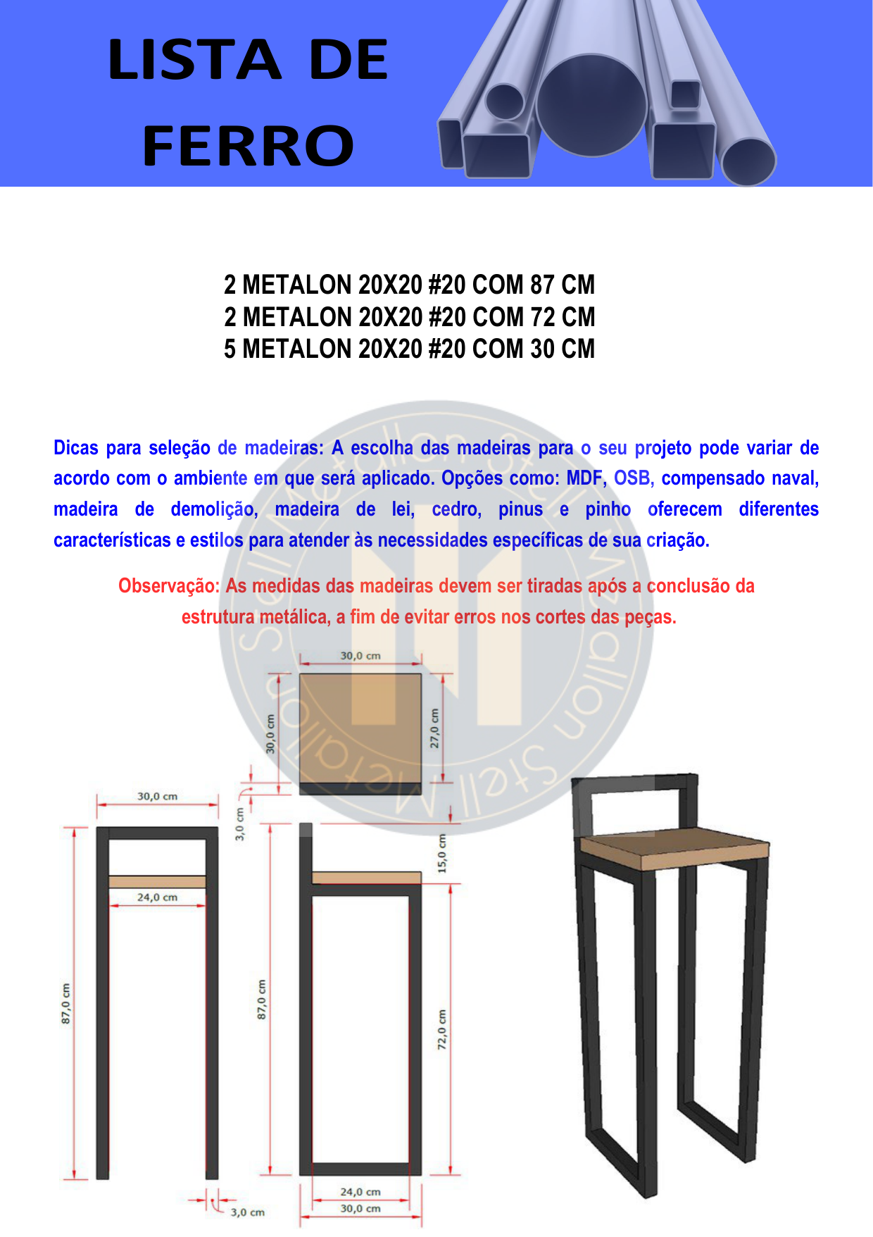 Estructura de Cama de Estilo Industrial